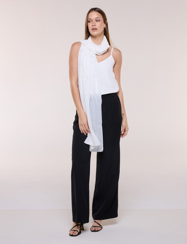 Pashmina Brillos BLANCO