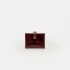 Billetera Sand En Cuero Liso Bordeaux