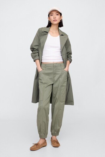 Jogger Con Cierre Downtown Mujer Mesculen Green
