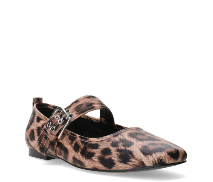 Balerinas de Mujer Miss Carol JALVO con hebilla Animal Print