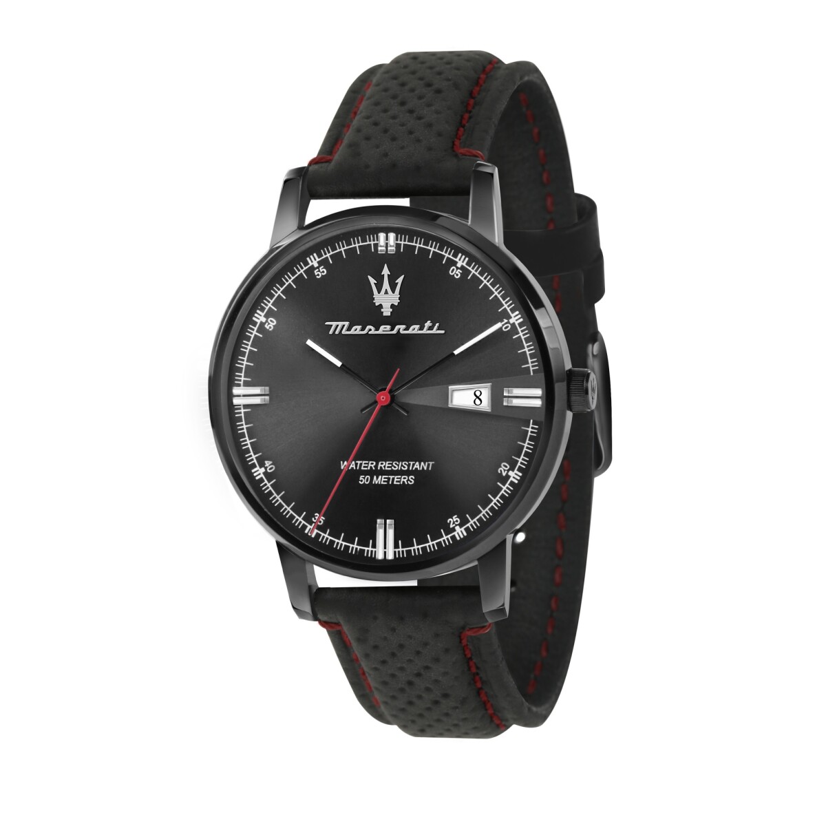 Reloj Maserati Fashion Cuero Negro 