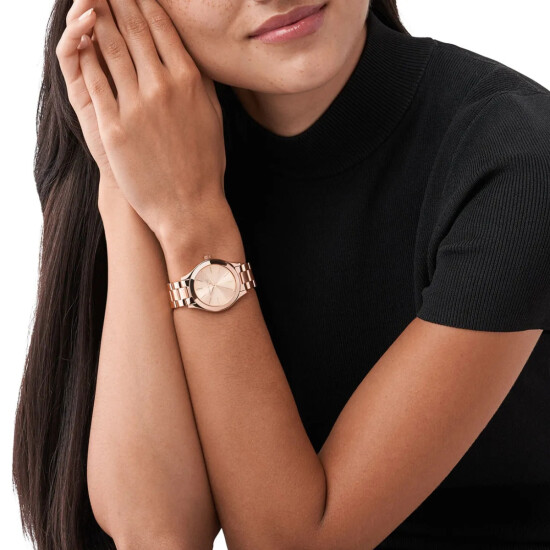 Reloj Michael Kors Fashion Acero Oro Rosa 0