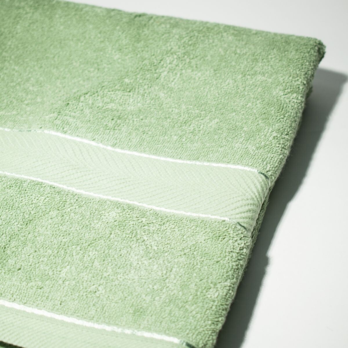 TOALLA DE ROSTRO 45x80 - VERDE CLAR 