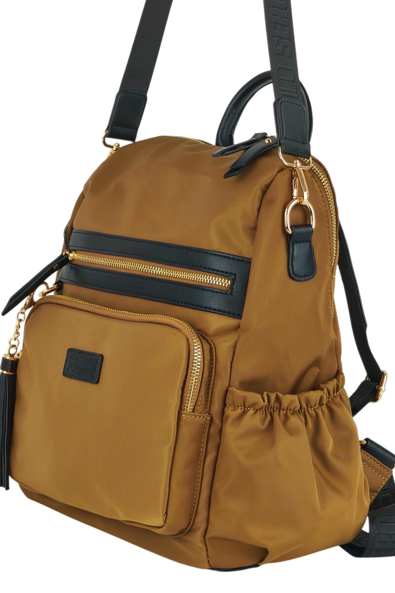 Mochila cartera Tostado