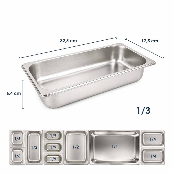 Cuba Rechaud 1/3 H6.4 cms. ZC03-12 Cuba Rechaud 1/3 H6.4 cms. ZC03-12