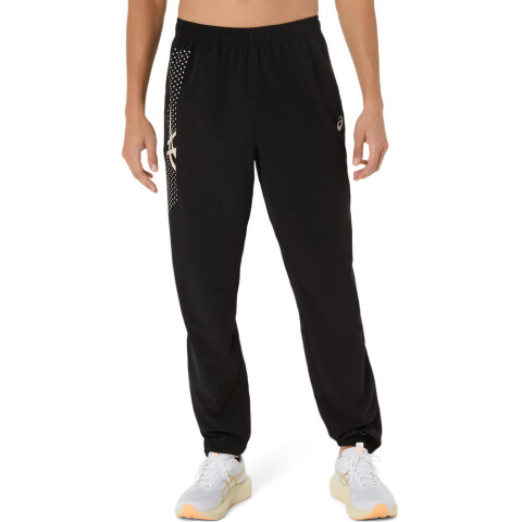 Pantalón Buzo Running Asics Icon Pant Hombre Performance Black