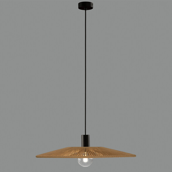 Colgante E27 agregar pant. ratán BA0250 ó BA0256 BA0252