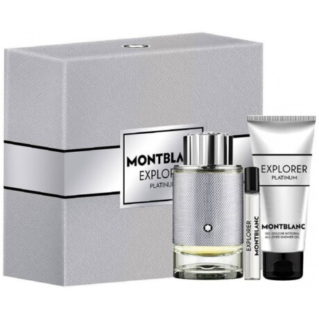 Cofre Mont Blanc Perfume Explorer Platinum EDP 100ml + Minitalla 7ml + Shower Gel 100ml Cofre Mont Blanc Perfume Explorer Platinum EDP 100ml + Minitalla 7ml + Shower Gel 100ml