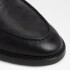 MELVILLE-IN OPEN BLACK LEATHER BLACK
