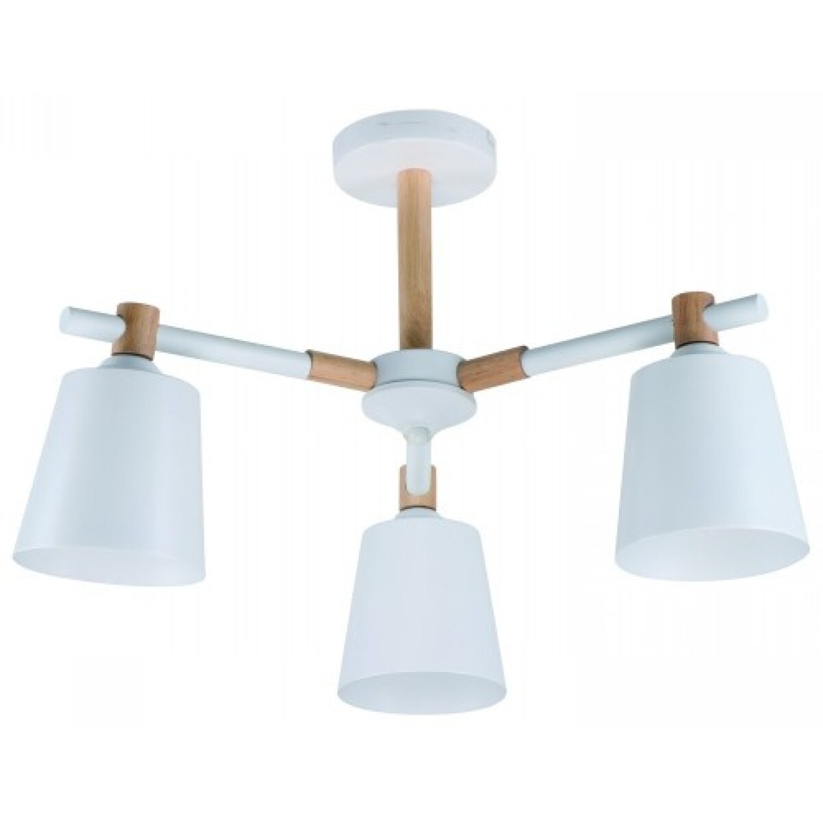 "COLGANTE ADO. 3 LUCES ""NORDICO"" BLANCO E27 40W" 