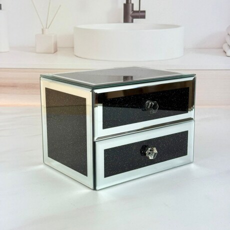 Joyero Box 2 Cajones Espejado Largo 16cm x Ancho 12cm x Alto 12cm Joyero Box 2 Cajones Espejado Largo 16cm x Ancho 12cm x Alto 12cm