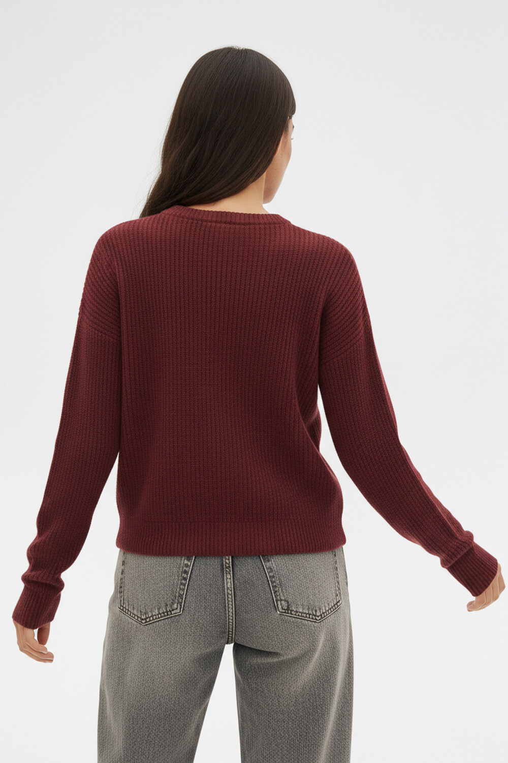 Sweater Planus Cereza Oscuro