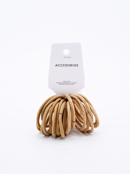 COLEROS PACK X 18 BEIGE