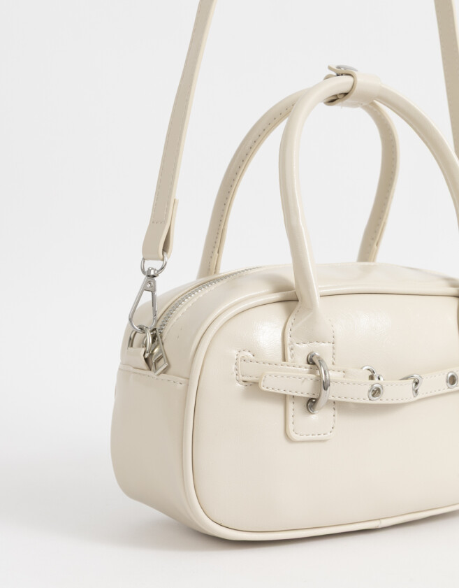 Bowling Cartera Bowling Crudo - Blanco Crudo