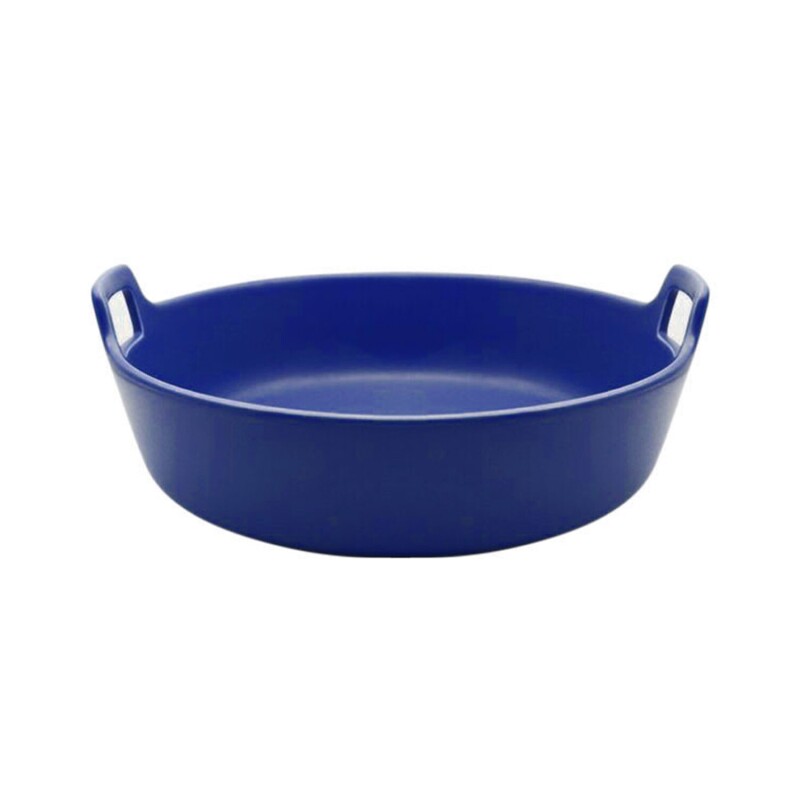 Ensaladera Selecta en cerámica con asas 30x29x9cm Azul marino