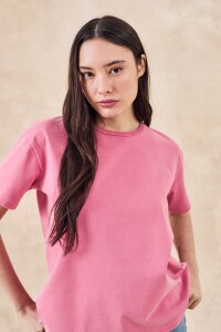Remeron Algodon Lavado Rosa