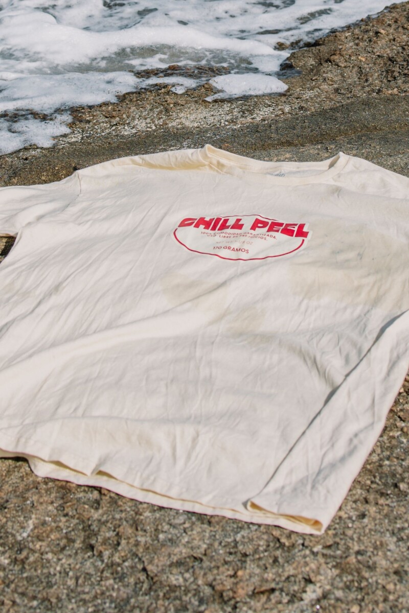 Remera Chill Peel Crema
