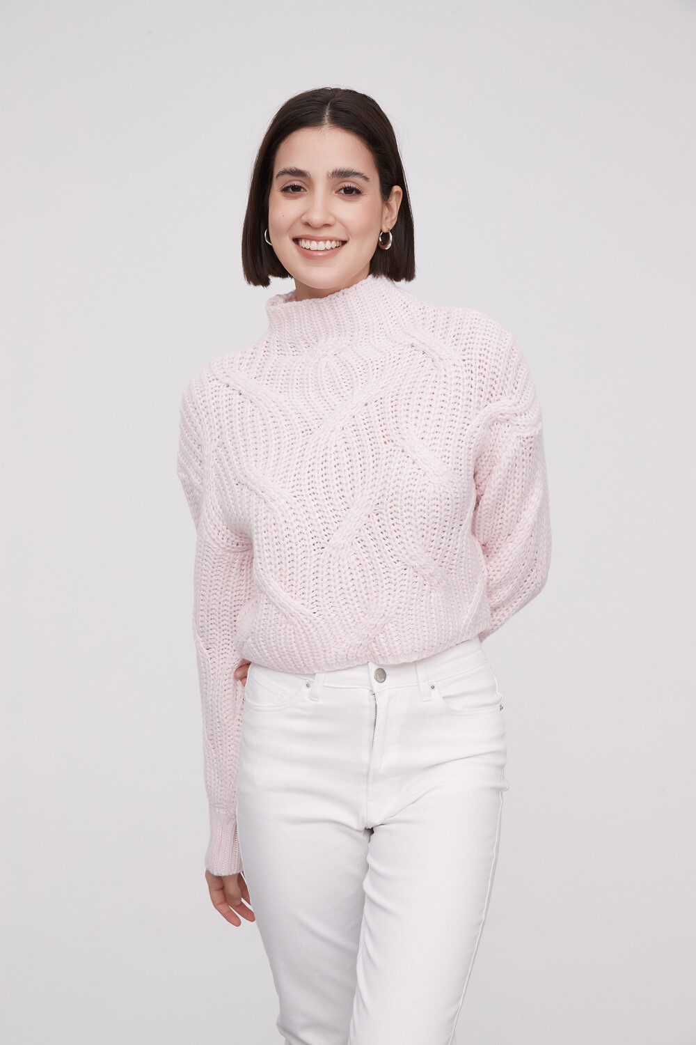 Sweater Cooma Rosa Claro