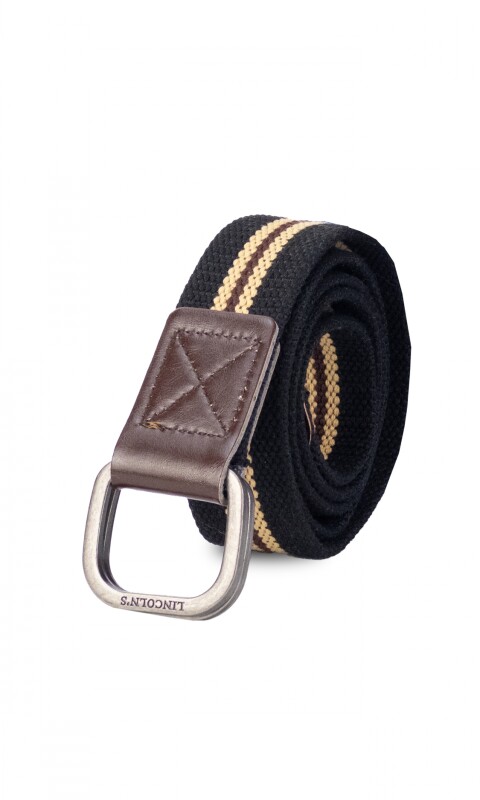 CINTO PAMPA 110 CMS. NEGRO C/ MARRON