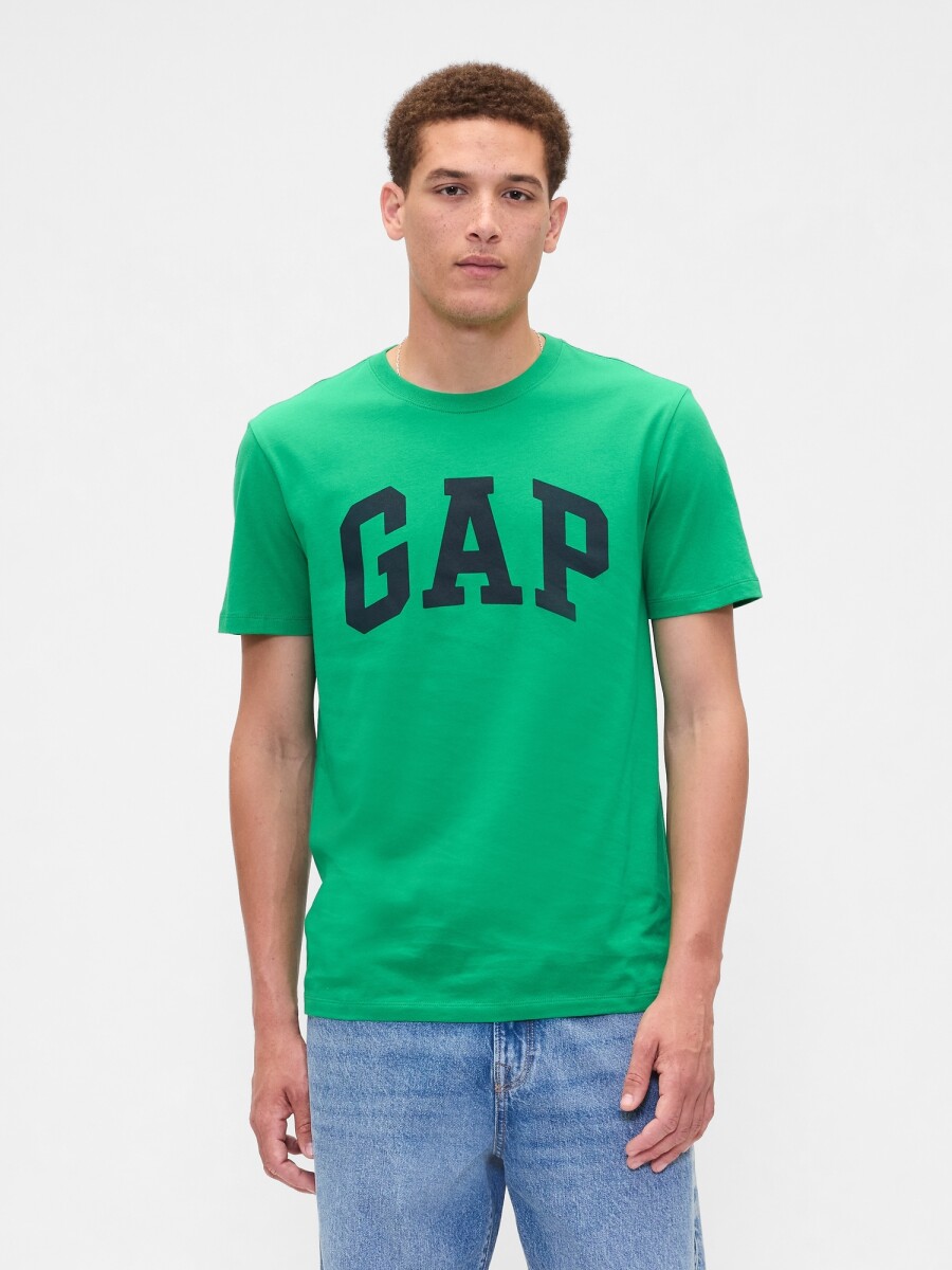 V-EVERYDAY SOFT BASIC LOGO T - GALLANT GREEN 