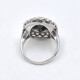 Anillo Nuevo En Platino, Zafiro Y Brillantes Anillo Nuevo En Platino, Zafiro Y Brillantes
