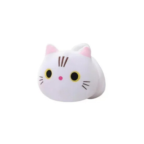 Peluche gatito con asa Blanco