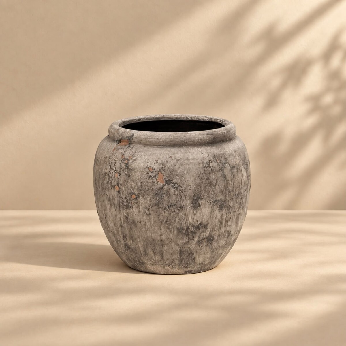 Jarrón de Cerámica Decorativo - Altura 20cm x Ø 25cm 