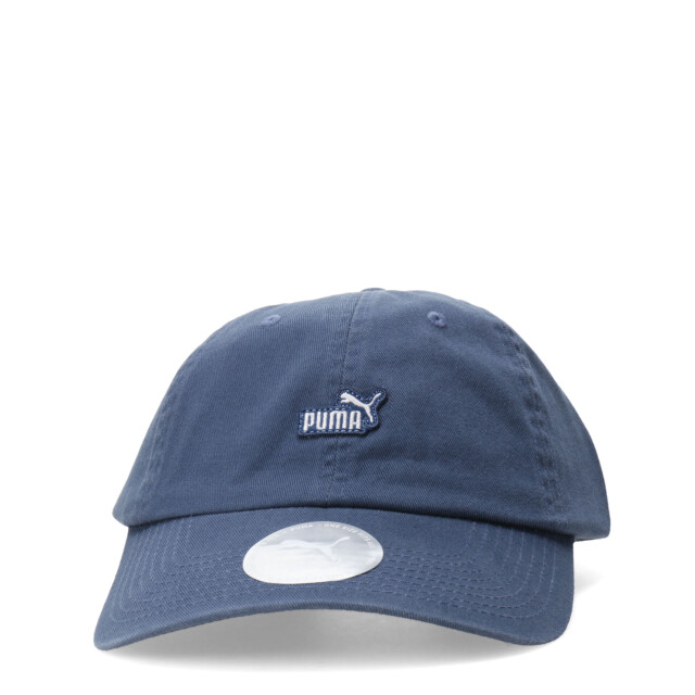 Gorra Puma Logo Patch Plus Dad Azul Piedra