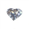 Anillo Corazón-Plata 925-Piedra Zirconia Varias-AN3242 conpiedra