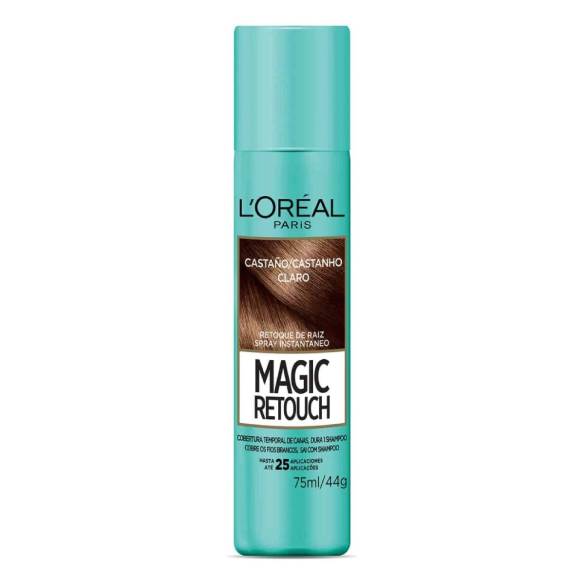 Retoque de Raíz L'Oréal Paris Magic Retouch en Spray Castaño Claro 