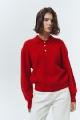 SWEATER POLO Rojo