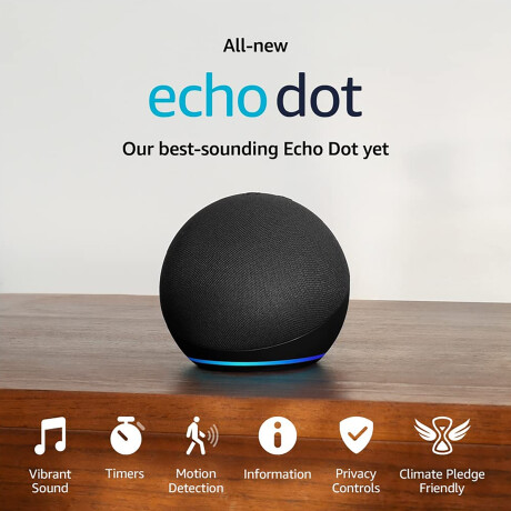 Amazon - Parlante Inteligente Echo Dot (5TA Generación) - Control de Voz Inteligente. Wifi. Bluetoo 001