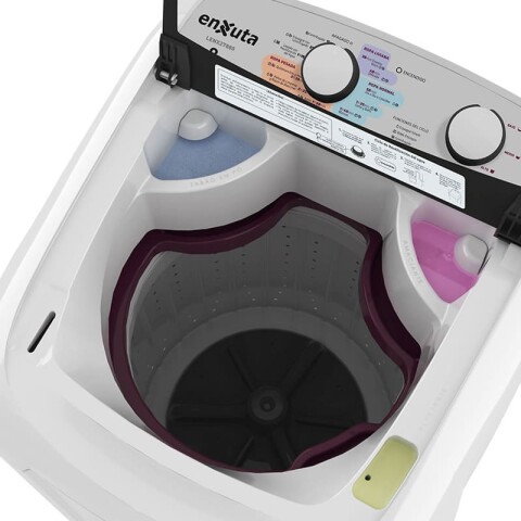 Lavarropa Automático Carga Superior 8 kg con Bomba y Tapa de Vidrio - Brasil -- Enxuta -- LENX27880 Lavarropa Automático Carga Superior 8 kg con Bomba y Tapa de Vidrio - Brasil -- Enxuta -- LENX27880