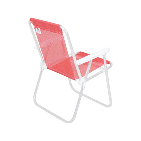 Silla Plegable de Aluminio 1 Posición ROJO