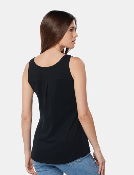 MUSCULOSA LISA Negro