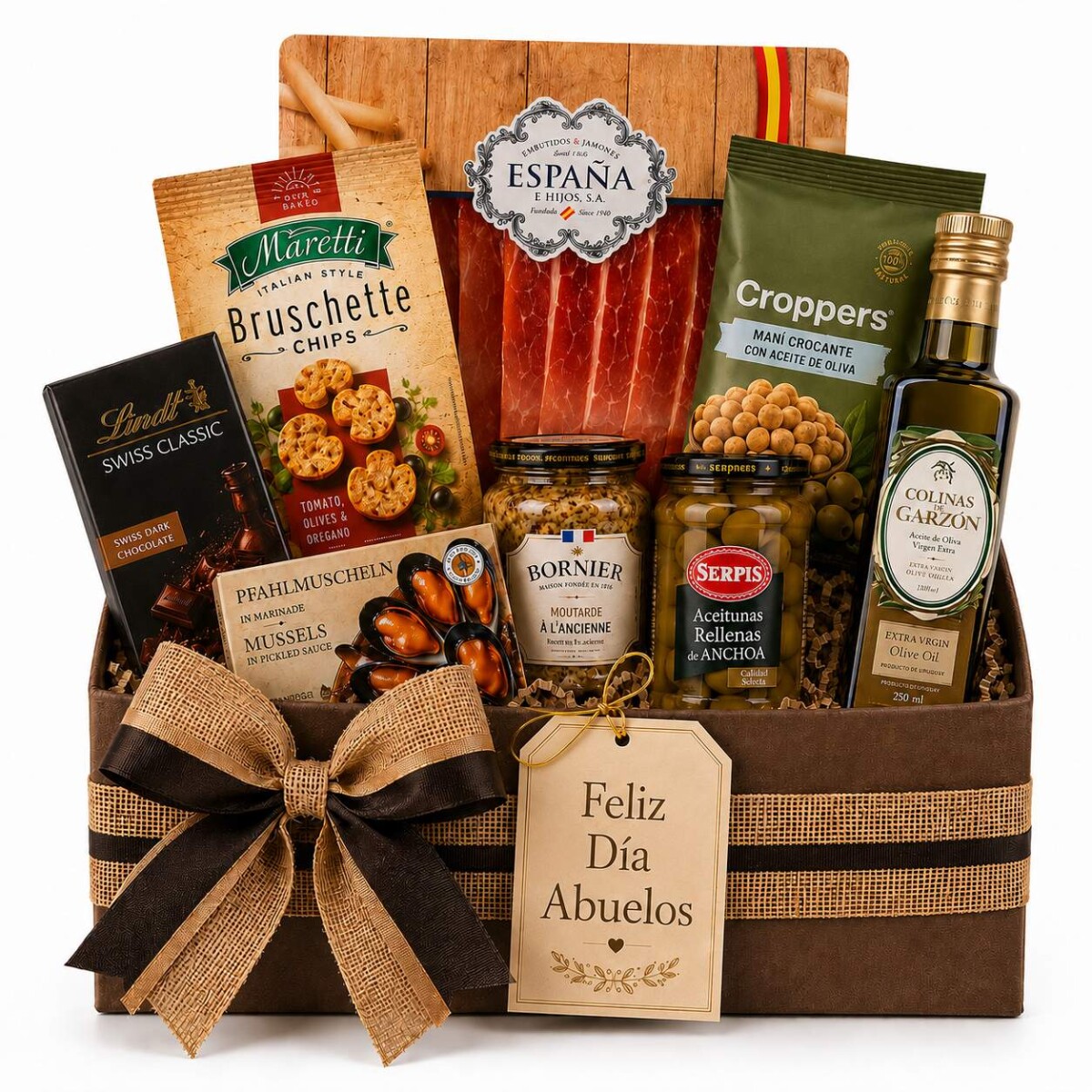 Gran Canasta Gourmet Feliz Día Abuelos 
