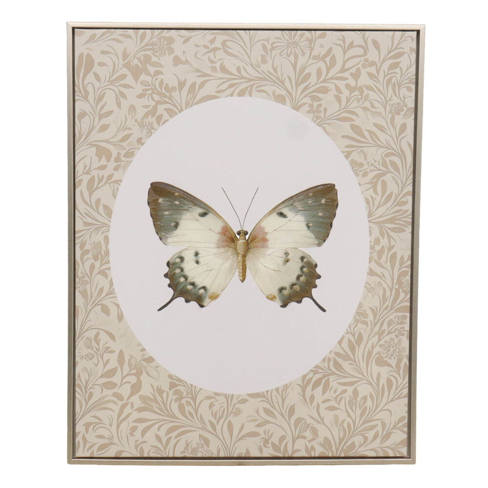 CUADRO BUTTERFLY I, 40 NATURAL/BEIGE PAPEL WP2514737B