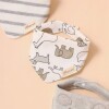 Set baberos bandana x3 raton gris