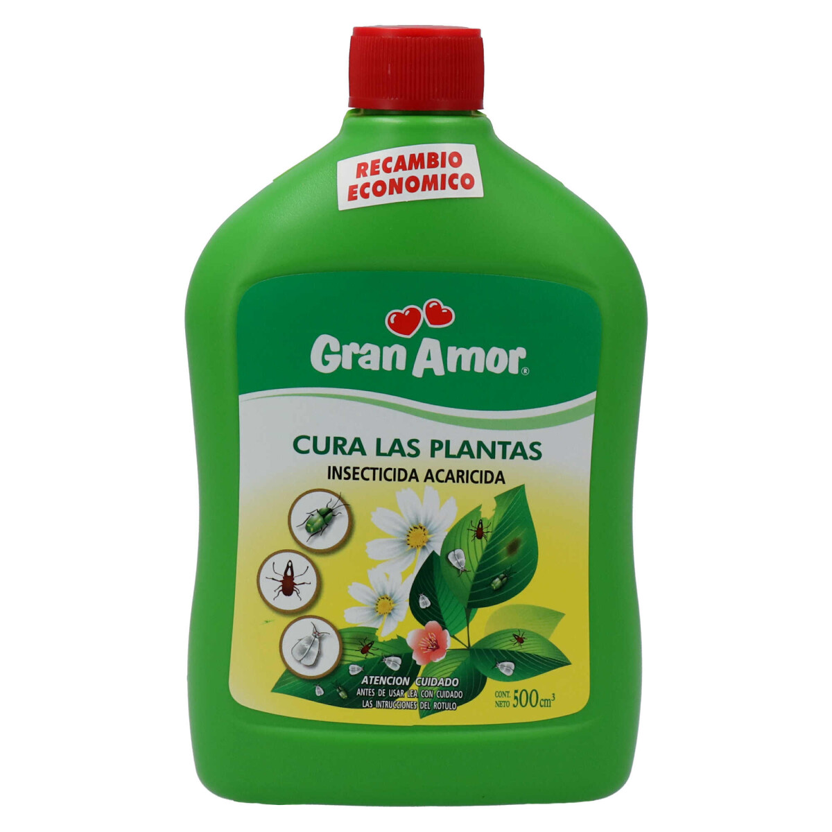 GRAN AMOR Insecticida para plantas - RECAMBIO 500 cc 