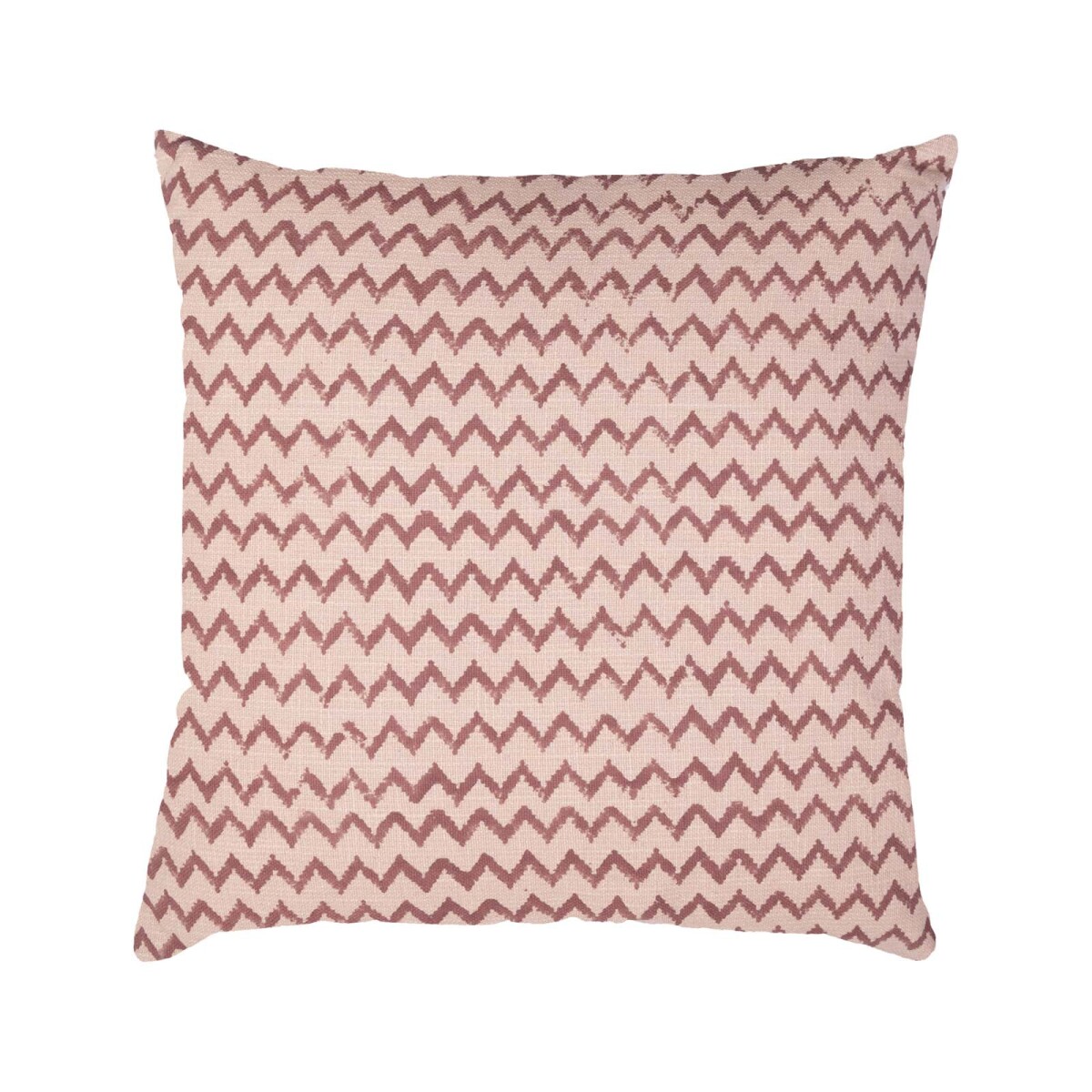 ALMOHADÓN BURGOS 45*45 - ALGODON BEIGE/ROSA 