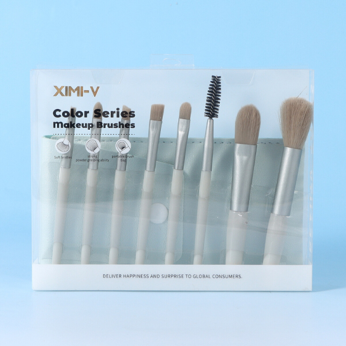 Brochas De Maquillaje Sobre - Verde 