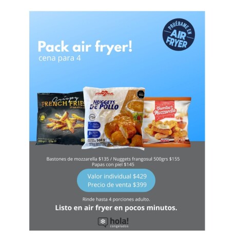 PACK AIR FRYER! CENA PARA 4 PACK AIR FRYER! CENA PARA 4