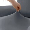 Funda sillón reclinable 3 cuerpos lisa gris