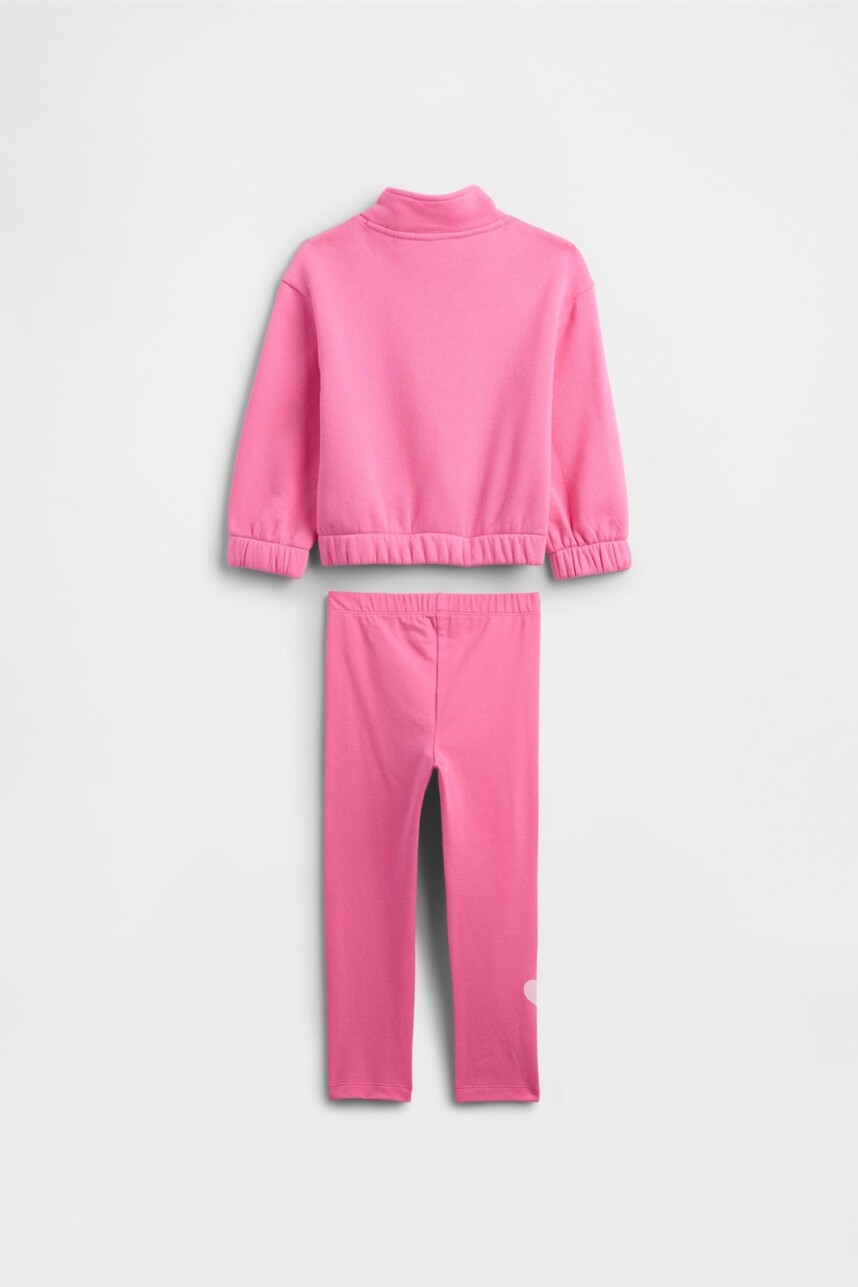 Set De Calza Y Buzo Deportivo Toddler Niña Pink Minnie Mouse