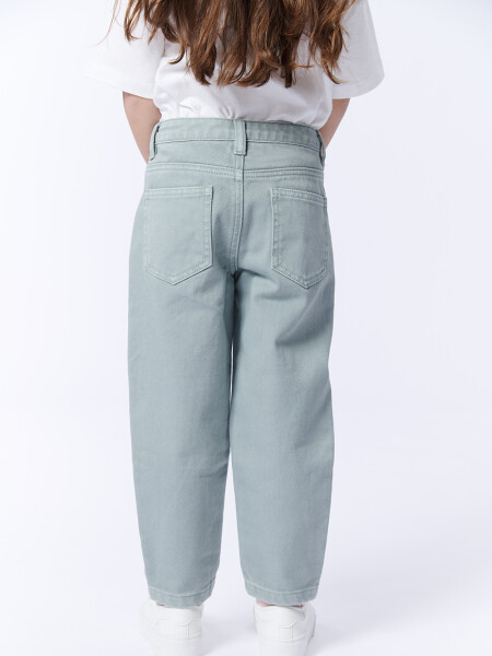 Pantalón Jean Slouchy Verde