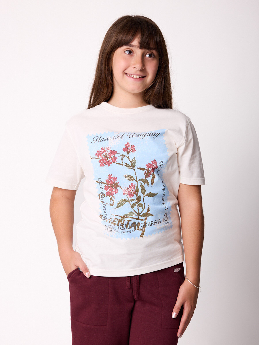 T-SHIRT FLOX TEEN DIXIE Crudo