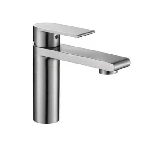 Grifería de lavatorio Monocomando de mesada Loft Gris Satinado Grifería De Lavatorio Monocomando De Mesada Loft Gris Satinado