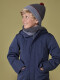 Gorro De Rayas Gris Marengo