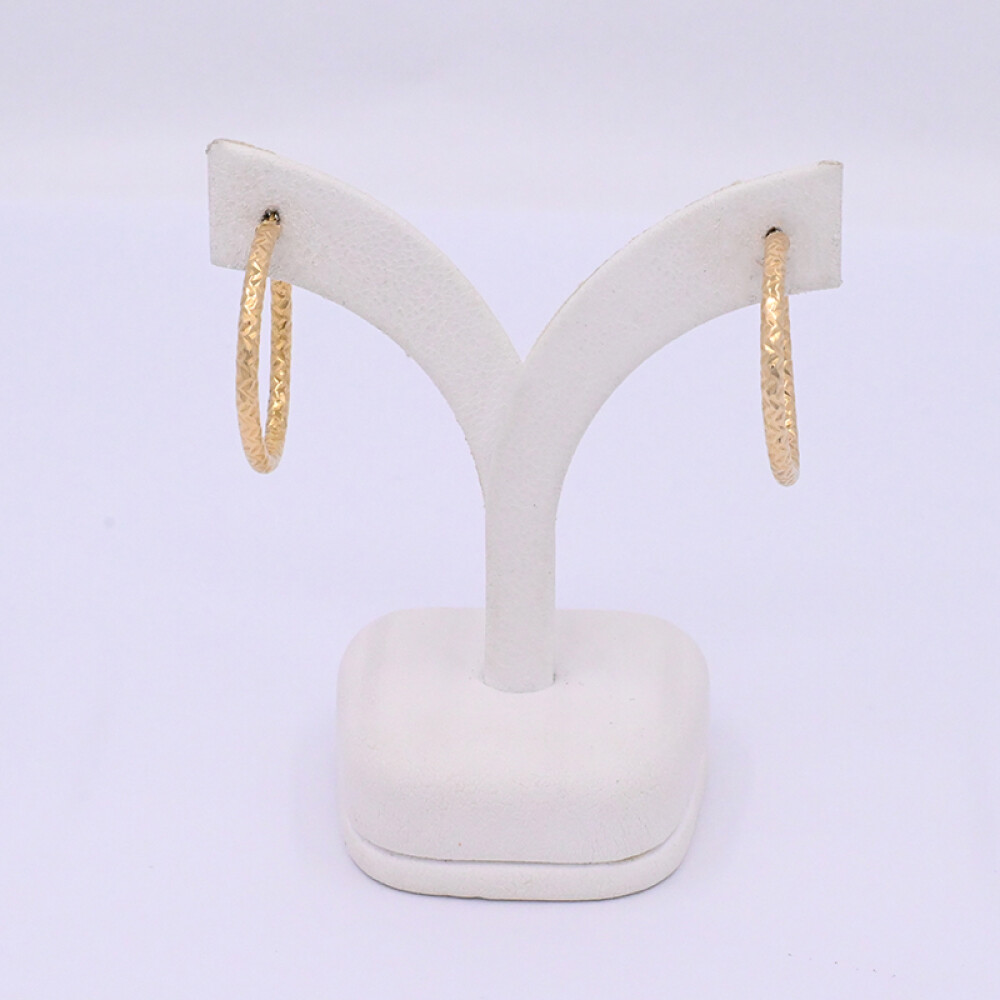 Aros oro 18 k labrados Aros oro 18 k labrados