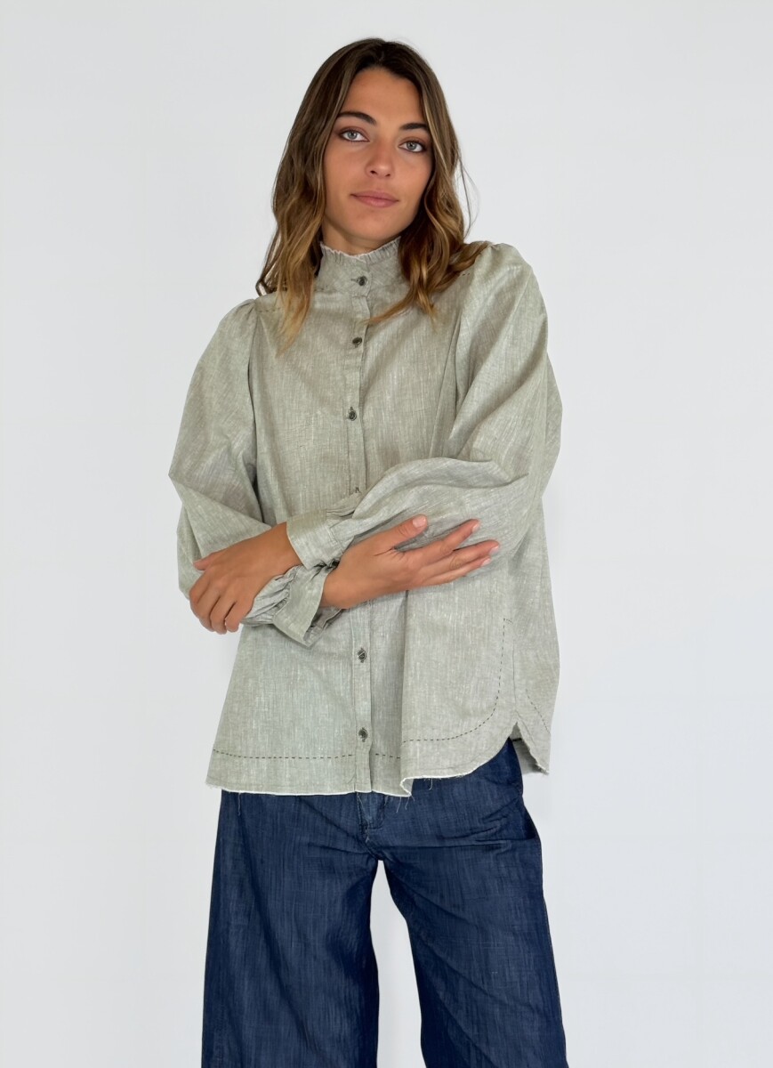 CAMISA DONNA - VERDE 